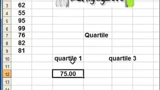 Quartiles in Excel