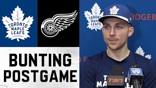 Michael Bunting Post Game | Toronto Maple Leafs vs Detroit Red Wings | February 26, 2022