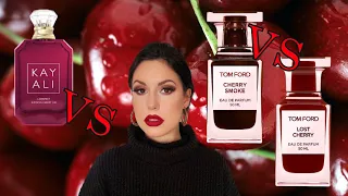 NEW TOM FORD CHERRY SMOKE vs TOM FORD LOST CHERRY vs KAYALI LOVEFEST BURNING CHERRY