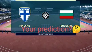 FIFA 21 - Finland vs Bulgaria | UEFA Nations League | My prediction | Full HD Gameplay | PS4 Pro