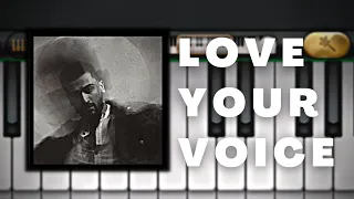 JONY - Love Your Voice In Piano | Piano Tutorial