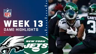 Philadelphia eagles vs New York Jets week 13 highlights