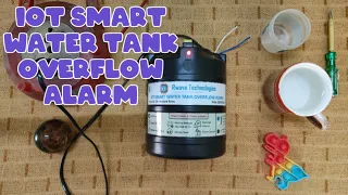 How To Make A Water Tank Overflow Alarm. ESP32 Smart IOT Water Overflow Alarm With Mobile Msg Alerts