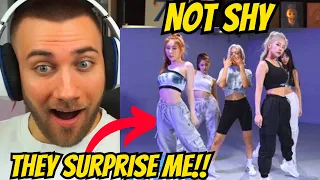 HOW ARE THEY SO GOOD?! ITZY "Not Shy" Dance Practice (Moving Ver.) - REACTION