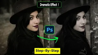 In Photoshop, there are 2 hidden filters for dramatic black and white - v5