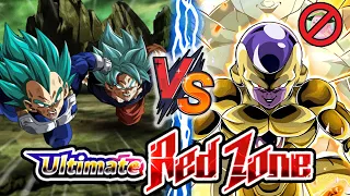 EZA LR SSBKK GOKU & SSBE VEGETA VS RED ZONE GOLDEN FRIEZA (NO ITEMS) Dragon Ball Z Dokkan Battle