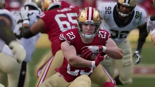 San Francisco 49ers vs New Orleans Saints | NFL Week 12 Full Game Highlights (Madden 23 Sim)