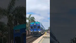 Coaster 2306 arrives into Carlsbad Village with a Super Mario Bros themes hornshow