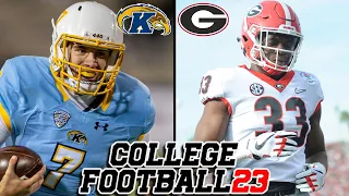 Kent State vs Georgia Week 4 Simulation (NCAA 14 Revamped w/ Updated Rosters)