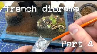 How to build a trench diorama. Project: D-Day Diorama. Brecourt Manor Assault. Part 4.