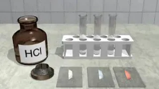 8 клас Хімічні властивості неорганічних кислот Взаємодія хлоридної кислоти з металами