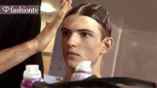 Raf Simons Backstage - Paris Men's Fashion Week Spring 2012 | FashionTV - FTV.com