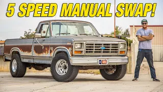 FORGOTTEN 1986 Ford F250 ZF5 Swap Is DONE! *And Broken Already...*