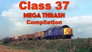 Class 37 Diesel Locomotive Mega Thrash Compilation