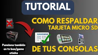 ✅ Como hacer Respaldo de Tarjetas SD - Consolas | GameSticks | Discos duros [TUTORIAL]