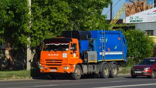 Мусоровоз МК-4554-08 на шасси КамАЗ-65115-50 (В 249 АА 122). / KAMAZ garbage truck.