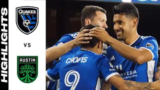 HIGHLIGHTS: San Jose Earthquakes vs. Austin FC | October 20, 2021