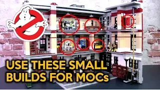 LEGO Ghostbusters Firehouse HQ Small Builds for MOCs