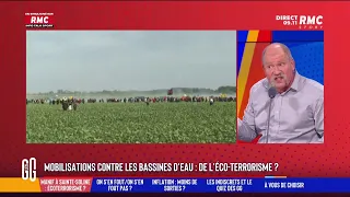 Mobilisation contre les bassines d’eau :  "Ces gens-là saccagent les champs !", tacle Didier Giraud