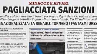 Prime pagine dei giornali di oggi 17 maggio 2022. Rassegna stampa. Quotidiani nazionali italiani