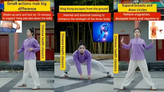 Simple and Easy Taichi Exercises For Your Healthy Life | Chinese Culture | Martial Arts | Qigong