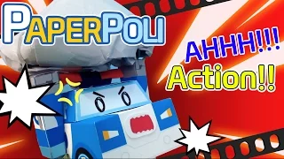 #Special compilation 10 - Fierce action scenes2 | Paper POLI [PETOZ] | Robocar Poli Special