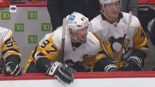 Sidney Crosby Is Upset After Hit From Conor Garland