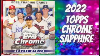 2022 Topps Chrome Update Sapphire Edition Hobby Box ** Top Rookies Pulled & Color! **