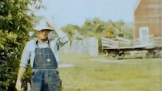 On the Farm in the 1940's - Winter-Summer Footage Video