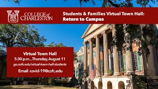 Virtual Town Hall for Students & Families August 11, 2022