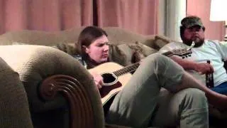 Andy Hall acoustic- Pure Imagination (Willy Wonka cover) in Hollis' living room