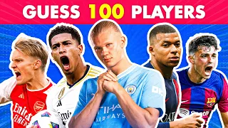 CAN YOU GUESS 100 FOOTBALL PLAYERS IN 3 SECONDS | FOOTBALL QUIZ 2023