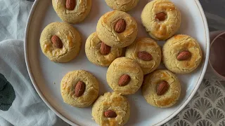 15- minute Nankhitai Recipe /Eggless Cookies/ Pakistansk kakor Recept