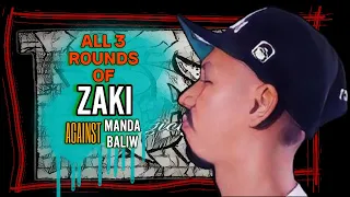 Zaki All 3 rounds vs Manda Baliw (Ahon 14)