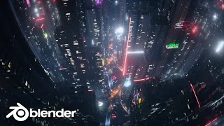 Create a Realistic Procedural Cyberpunk City in Blender | How I made CyberScape Pro