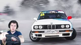 BMW M3 DRIFT - City Car Driving + РУЛЬ