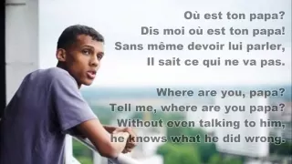 Sromae- Papaoutai (French & English Lyrics)