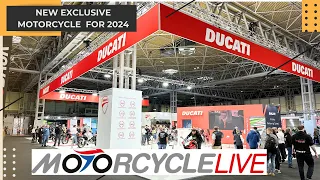 MOTORCYCLE LIVE 2023.. What's new for 2024  (4K)