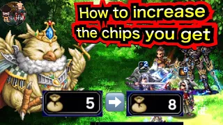 [FFBE Global] Japanese version Trial of chipping How to check the number of chips and start over