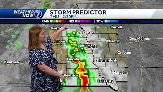 Thursday, Mary 30 afternoon weather forecast