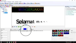 Setting Running Text RGB / Full Color - HD2018 dengan WiFi