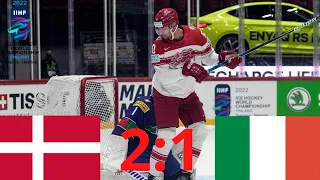 DÁNSKO VS TALIANSKO MAJSTROVSTVÁ SVETA V HOKEJI 2022 (SK KOMENTÁR)