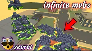 infinite mobs in chicken gun 😱🤯|| secret trick to spawn unlimited mobs || infinite mobs!