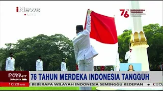 Detik-detik Pengibaran Sang Merah Putih, 76 Tahun Merdeka Indonesia Tangguh #iNewsEvent 17/08