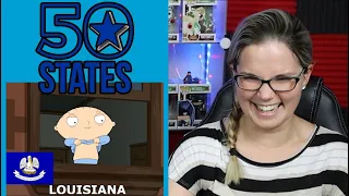 Teacher / Coach Reaction to All 50 States Portrayed By  Family Guy