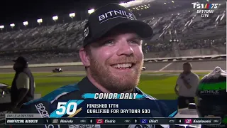 CONNOR DALY INTERVIEW AFTER MAKING THE 500 - BLUEGREEN VACATIONS DUEL 2