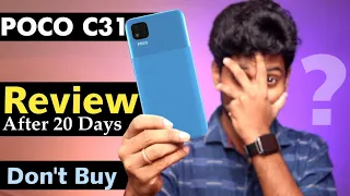 POCO C31 Full Review After 20 Days with Pros & Cins in Hindi