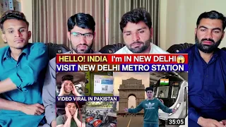 HELLO INDIA I AM IN NEW DELHI VISIT NEW DELHI METRO STATION VIRAL VIDEO DailySwag| PAKISTAN REACTION