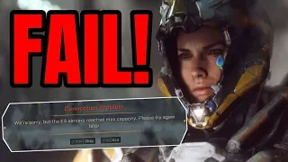 Anthem VIP Demo FAIL! | EA Servers Crash Due to Capacity Issues