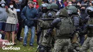 Протесты в Беларуси: как силовики разгонали «Марш против террора»